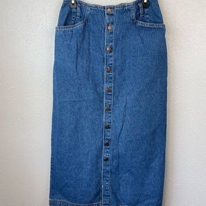 Bill Blass Denim Skirt Size 10 EUC